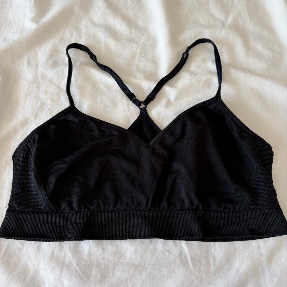 Black Racerback Bralette/Basic Black Bra